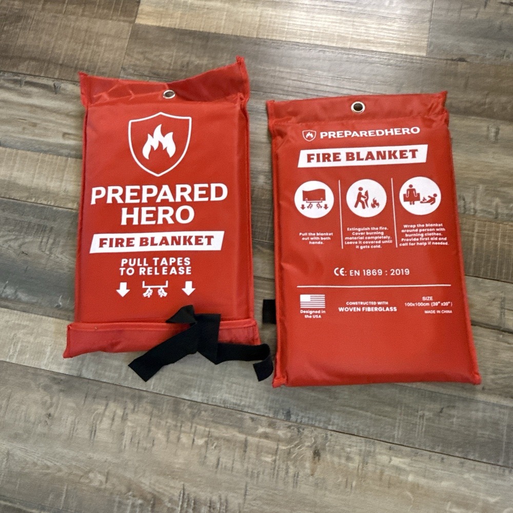 Prepared Hero Fire Blanket X2